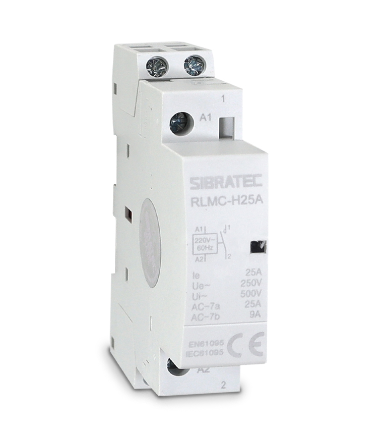 Contator Modular 25A - 1NA - Bobina em 220V (RLMC-H 1NA)