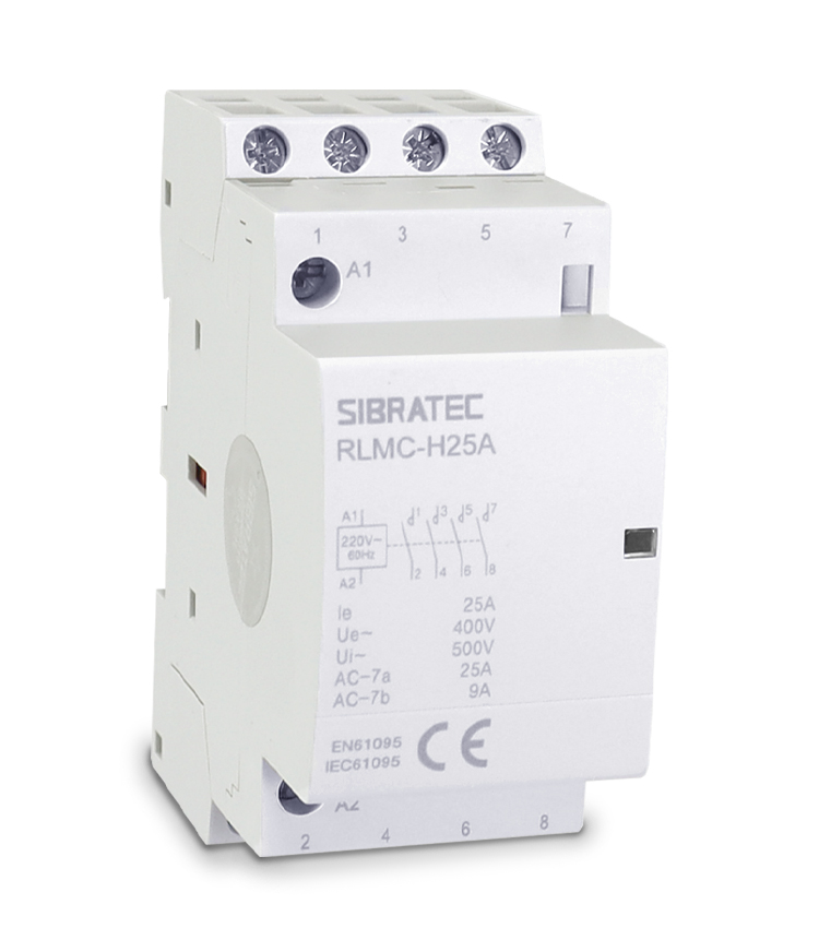 Contator Modular 25A - 4NA - Bobina em 220V (RLMC-H 4NA)
