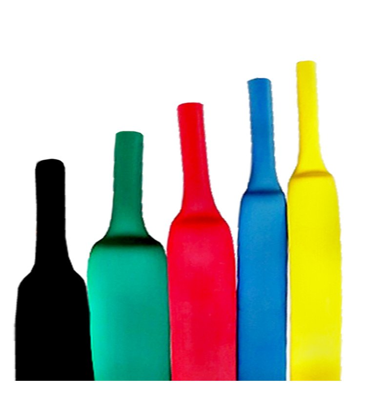 Tubo Termo Retrátil Preto com Diâmetro 70mm - Rolo com 25 metros