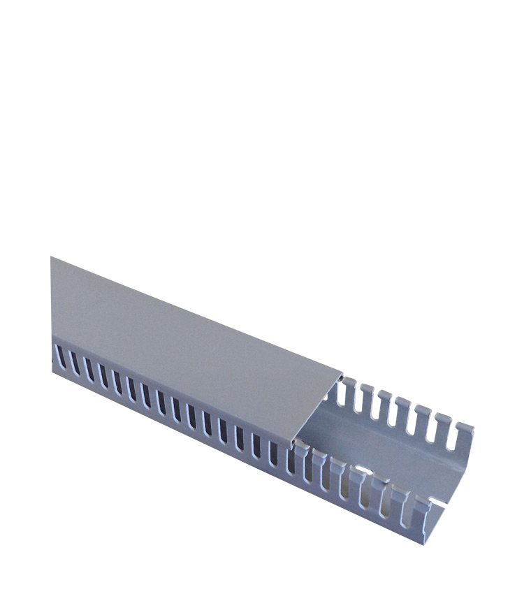 Canaleta Cinza Total Aberta 80 x 50 x 2000mm (L x A x C)  