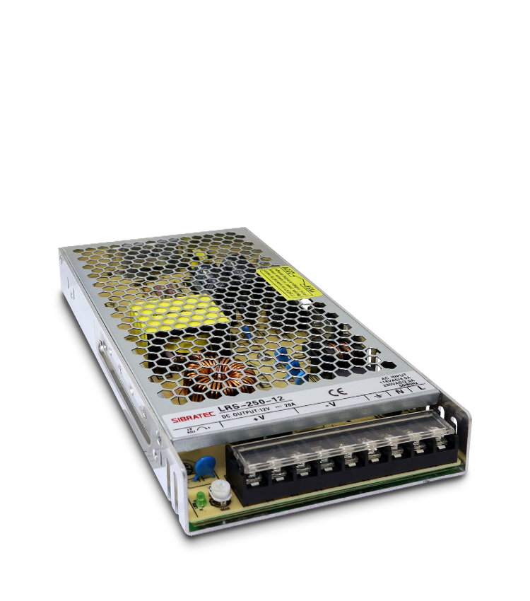 Fonte Chaveada Entrada 110/220Vca - Saída: 12Vcc de 250W 20A  (Padrão Americano) - LRS-250-12