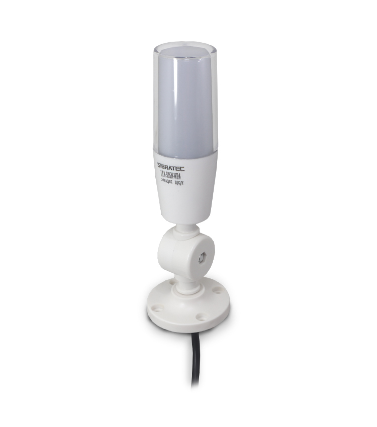 Torre Luminosa LTA-505N-W em *24Vcc - LED com 3 Cores e Sinalização Intermitente + Alarme Sonoro