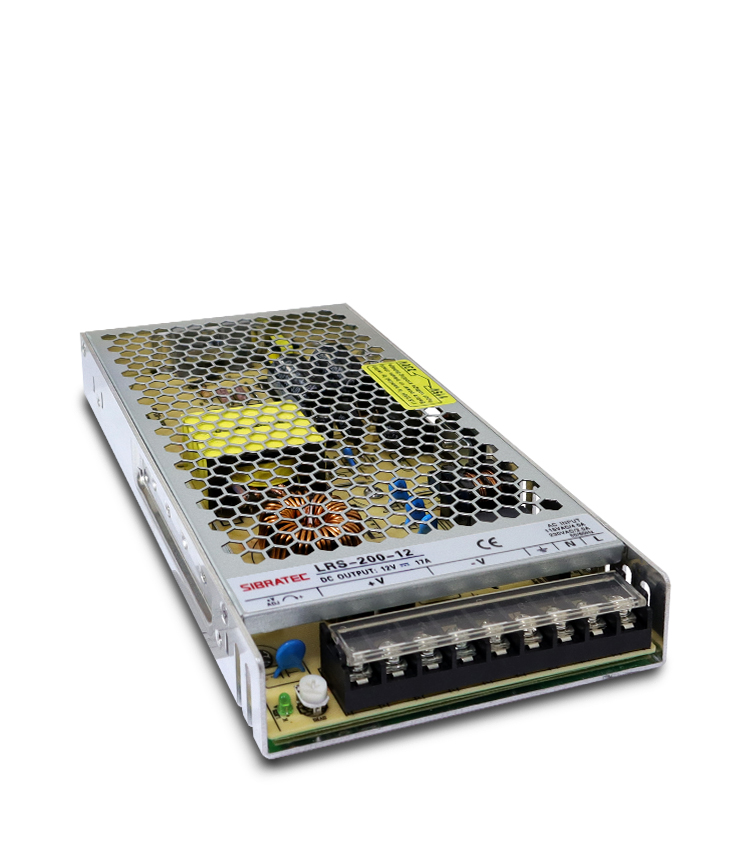 Fonte Chaveada Entrada 110/220Vca - Saída: 12Vcc de 200W 17A (Padrão Americano) - LRS-200-12V